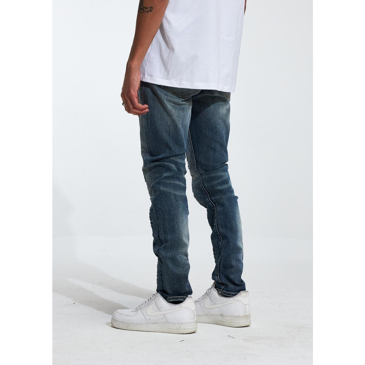 Crysp Denim Atlantic Medium Wash Jeans with durable construction and modern aesthetic
