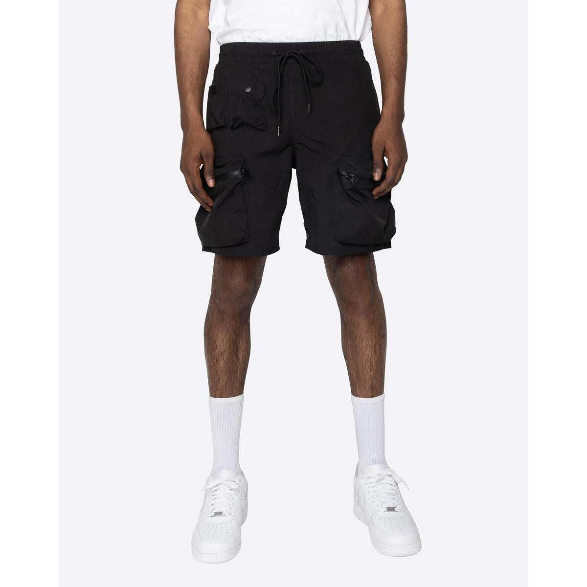 Combat Nylon Shorts Black