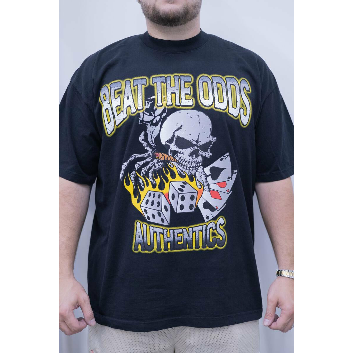 Authentics Beat The Odds Tee Black Fresh Society