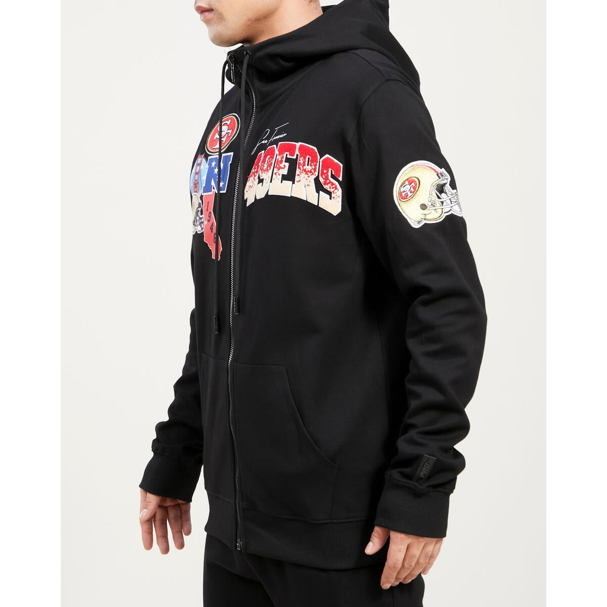 Pro Standard San Francisco 49ers Home Town Zip Up Hoodie - Black (FS4542619)