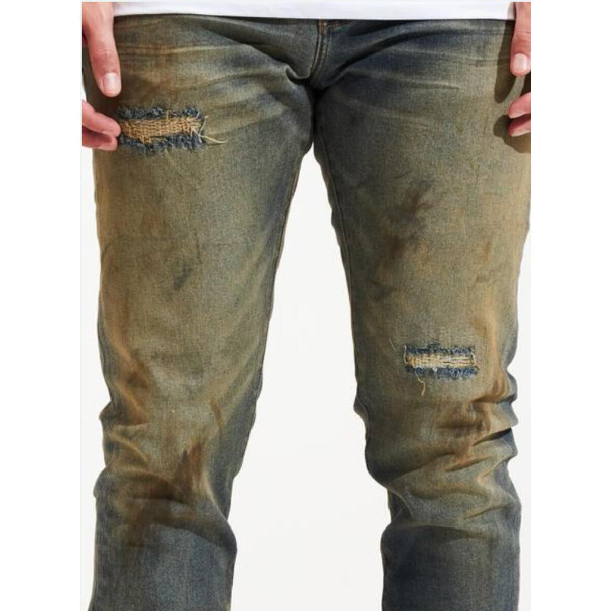 Embellish Rowan Sand Wash Jeans, Straight Fit, EMBSP123-9, light colored denim