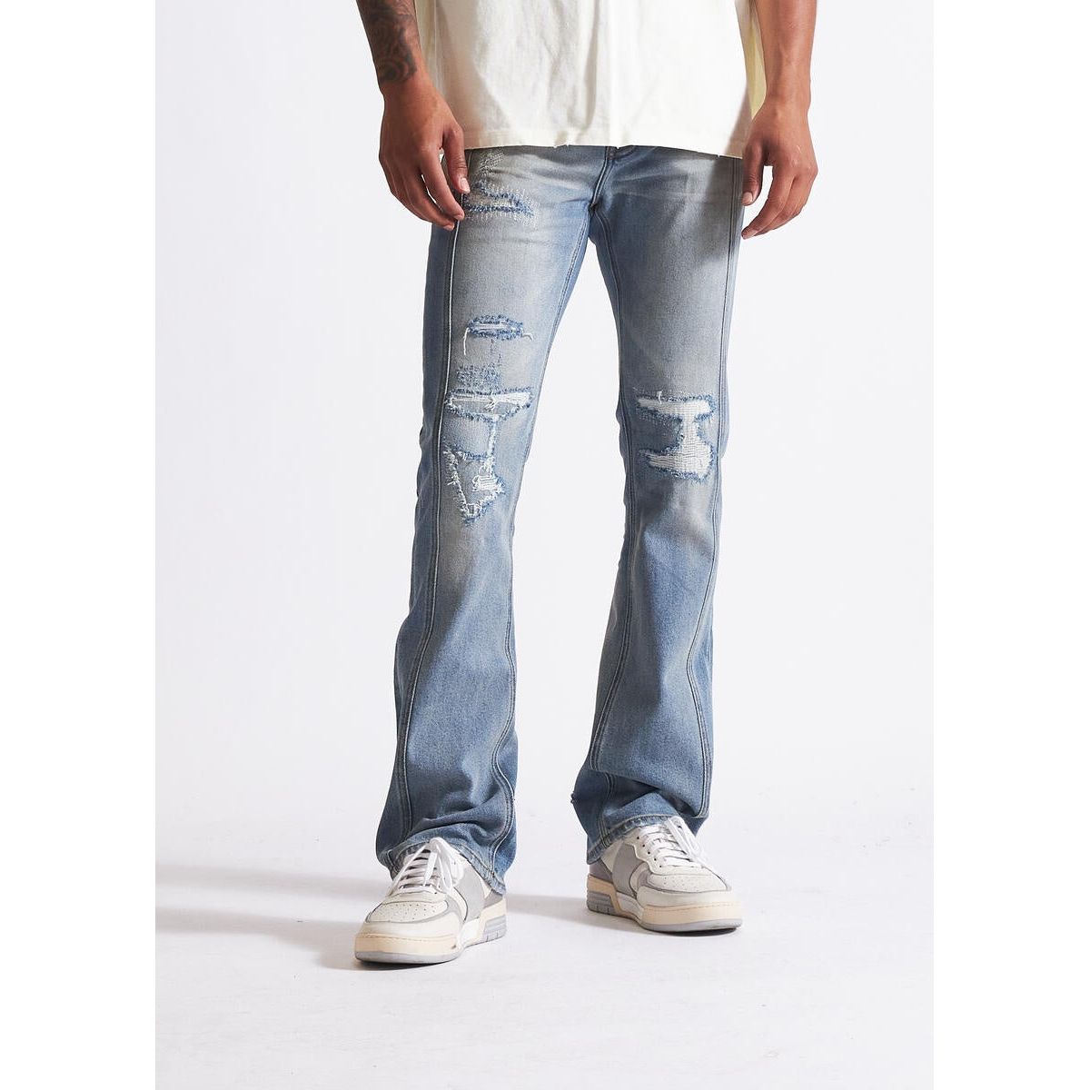 Embellish Chip Light Blue Denim Jeans (EMBHOL23-008) – Fresh Society