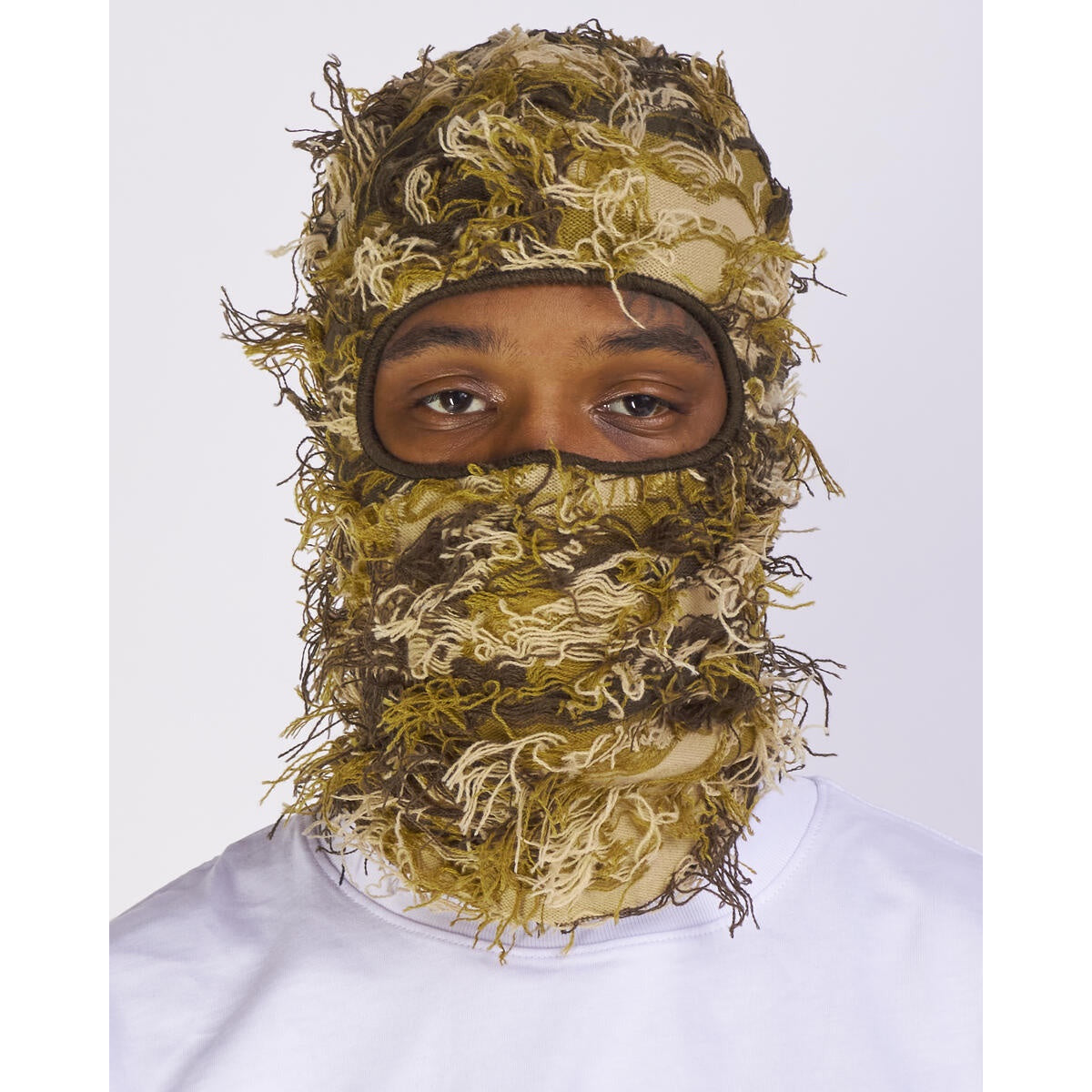 PLTKS Shiesty Mask in Army green, featuring Shiesty087 logo and design