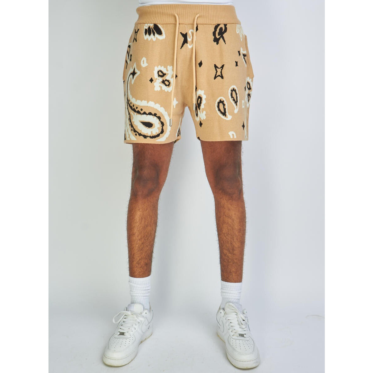 Bandana Knitted Shorts