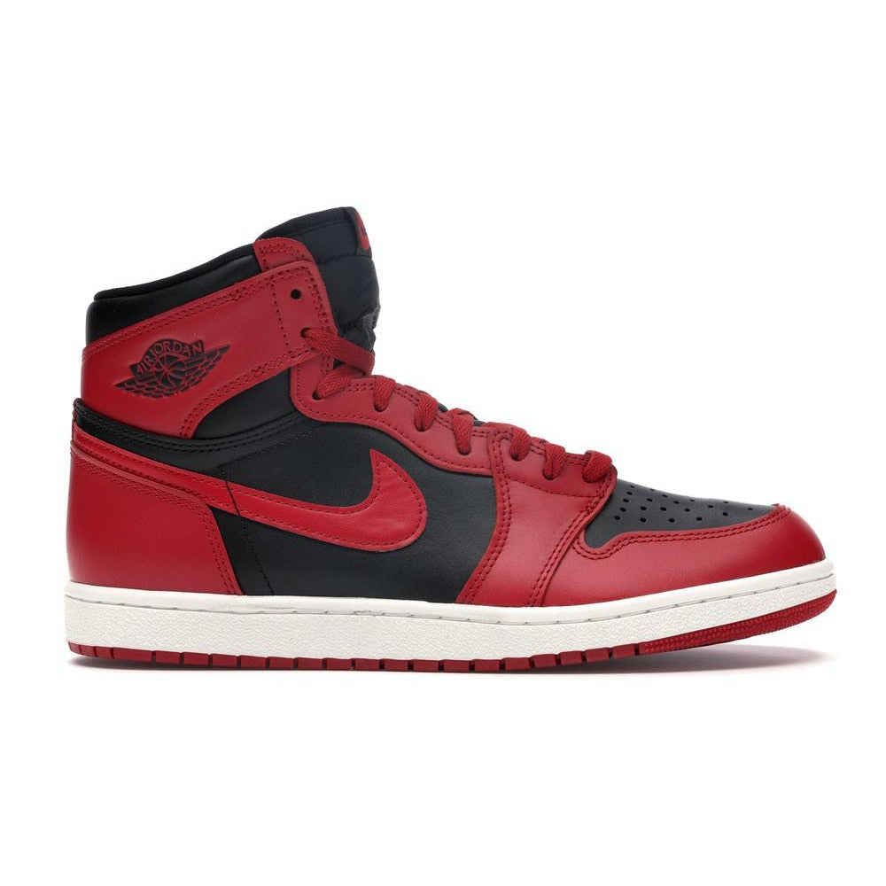 Jordan 1 Retro High - 85 Varsity Red iconic basketball sneakers with classic red and white colorway