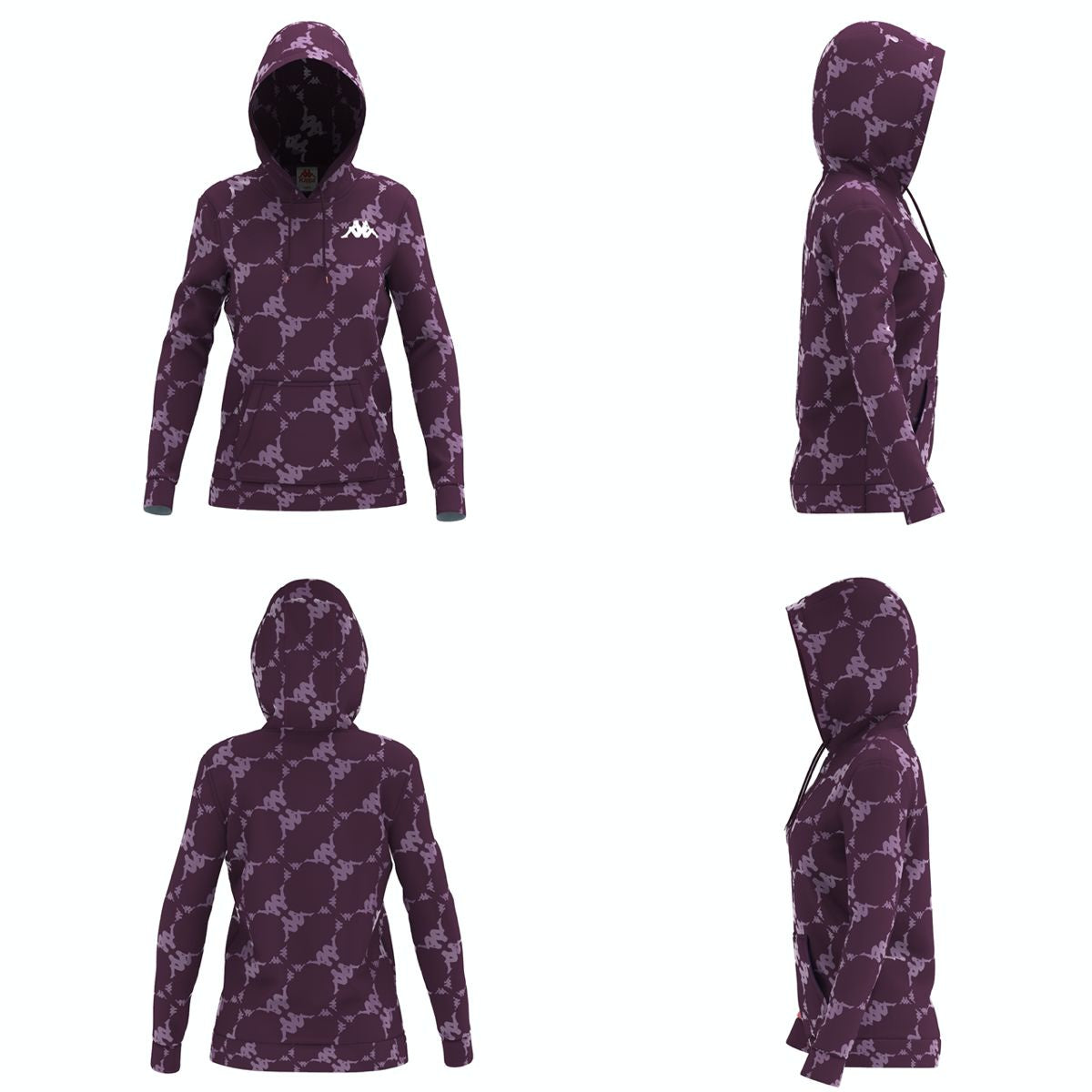 Women's Kappa Authentic Datos Violet-Grape-White