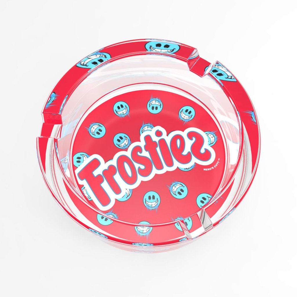 Vintage-inspired Frostiez Logo Ash Tray, a stylish and functional addition to any smoking area or collection