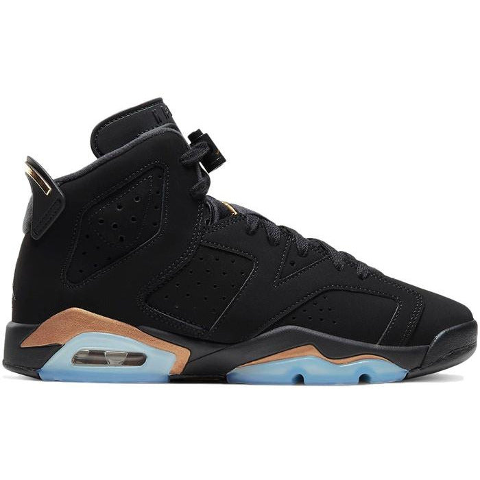 Jordan 6 Retro - DMP 2020 (GS) in black and metallic gold, a stylish and iconic sneaker for kids and teens, available at great prices