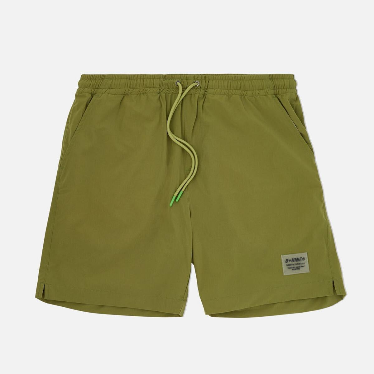 Olive green 8&9 Vibe Shorts (SHVIBOLI) with a comfortable and stylish design for men