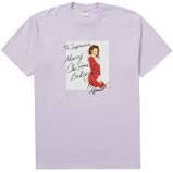 Supreme Mariah Carey Tee in Light Purple, a stylish and comfortable shirt featuring an iconic music artist's design
