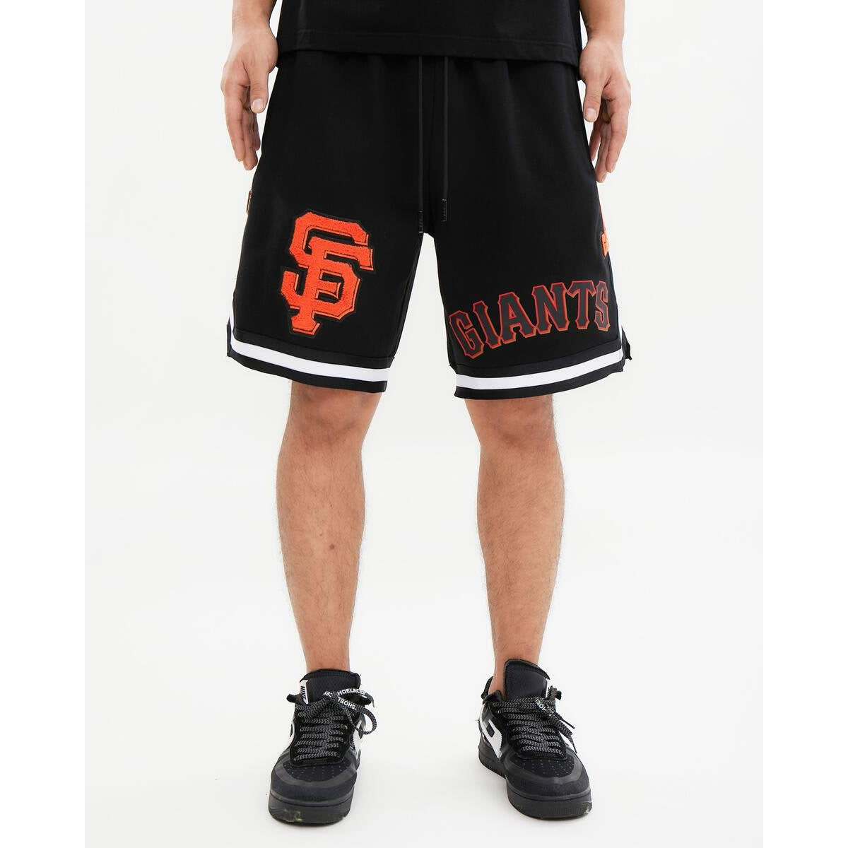 Officially licensed Pro Standard San Francisco Giants black shorts for men