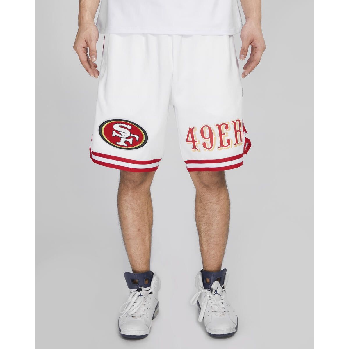 White San Francisco 49ers Pro Team Short by Pro Standard for NFL fans