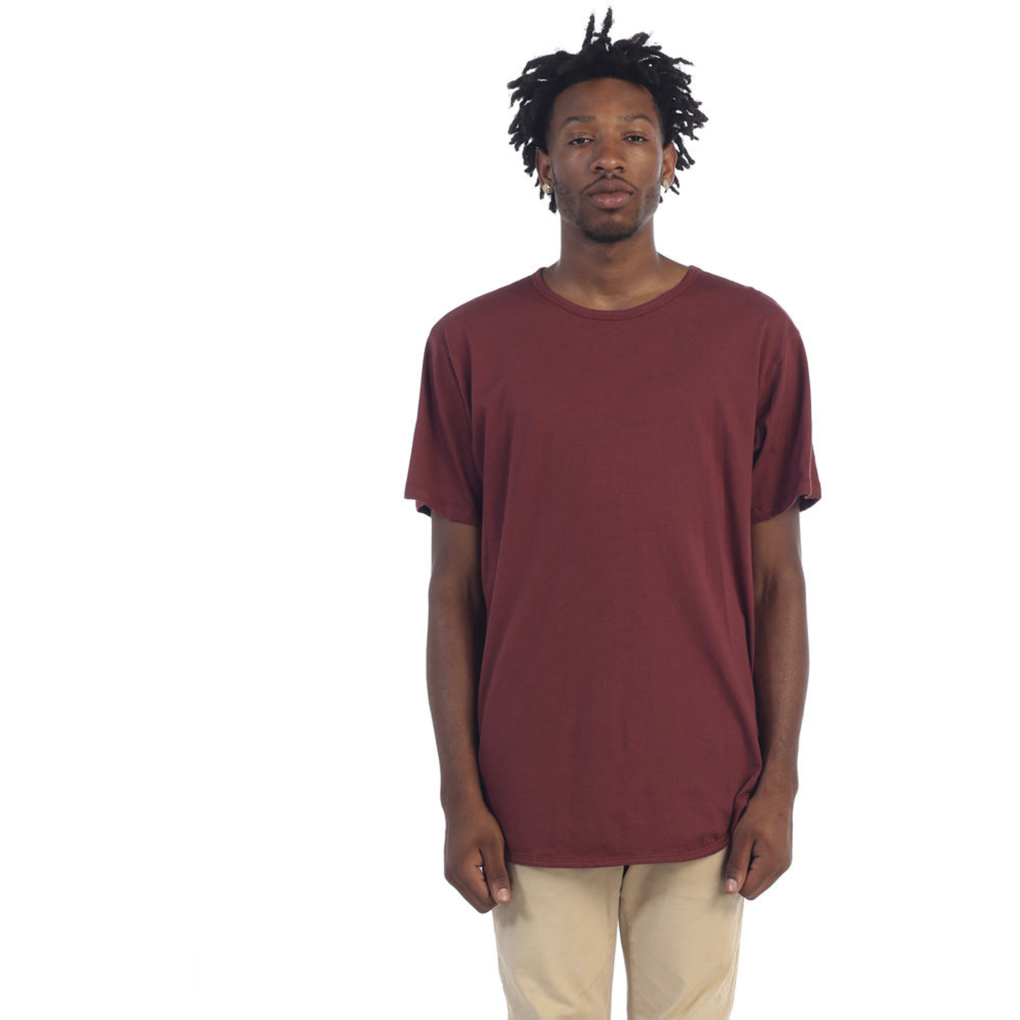 Stylish EPTM Plain Long Burgundy Tees for Men, Women, and Youth