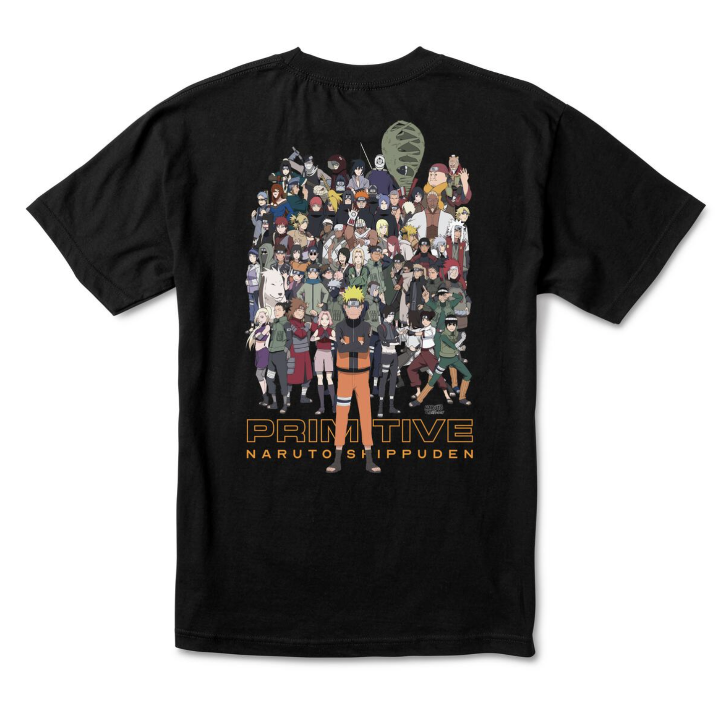 Black Primitive Shippuden II Tee with PAPH02053 product code on display