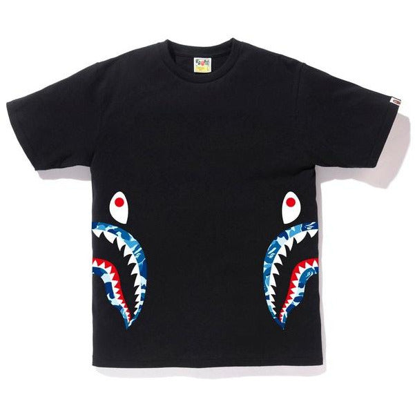 BAPE ABC Shark Double Sided hoodie in black and blue colorway