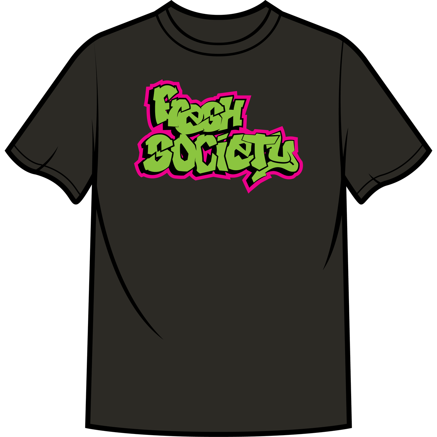 Fresh Society Fresh Prince of San Jose Black Tee - Stylish and comfortable black t-shirt with a unique design