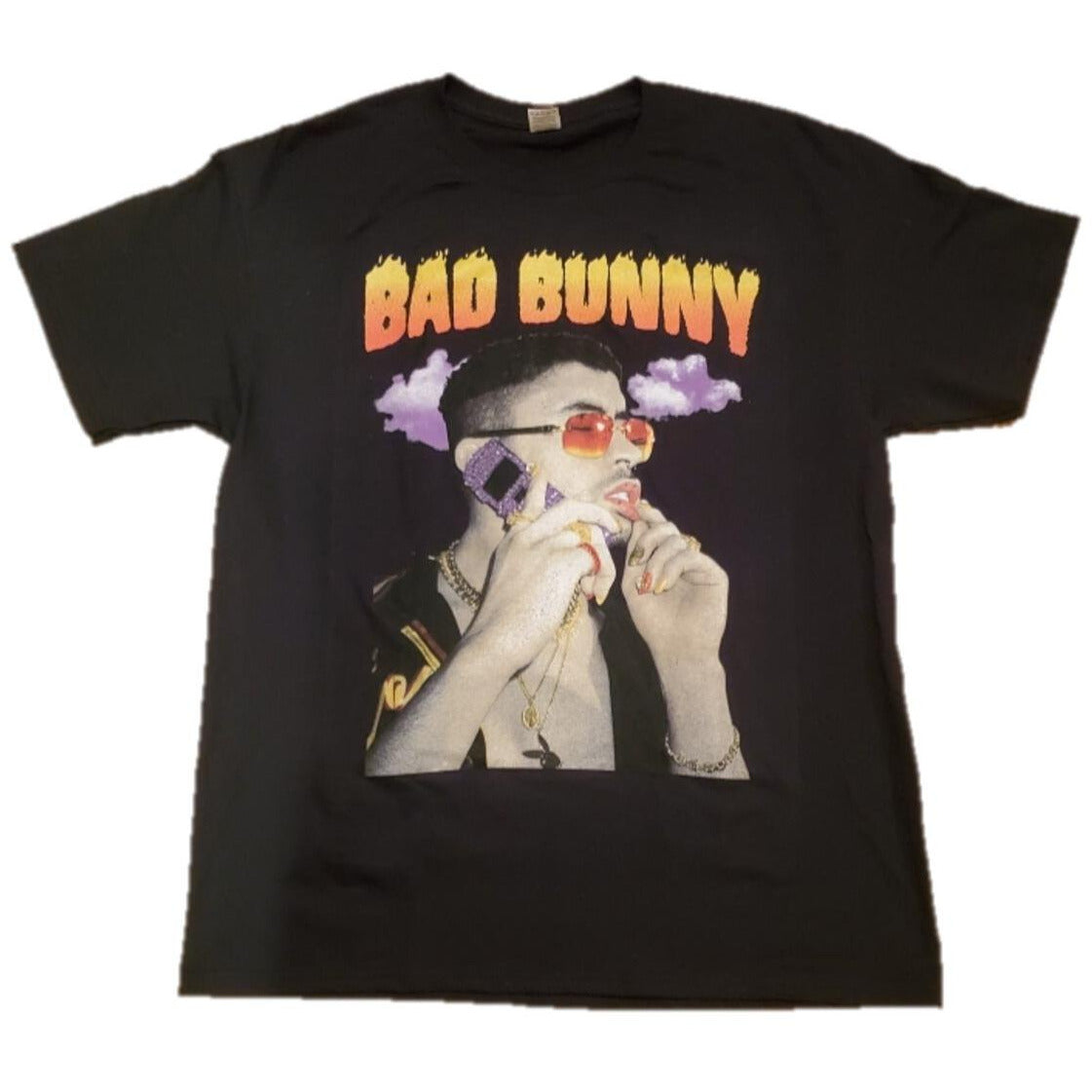Threads On Demand Bad Bunny Cell Phone Concert Tee