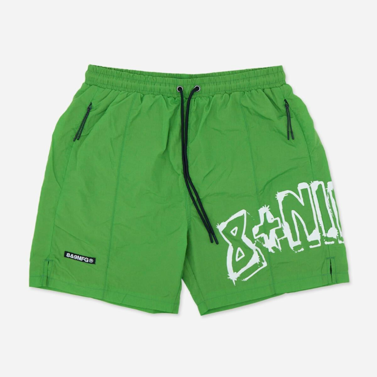 8&9 Super Krinkle Shorts- Green (SHSUPGRN)