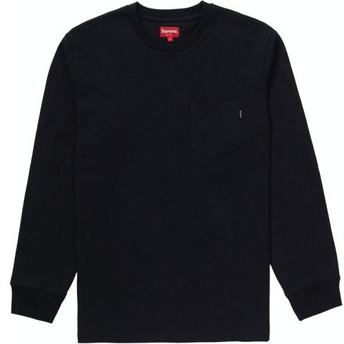 Supreme L/S Pocket Tee - Black – Fresh Society