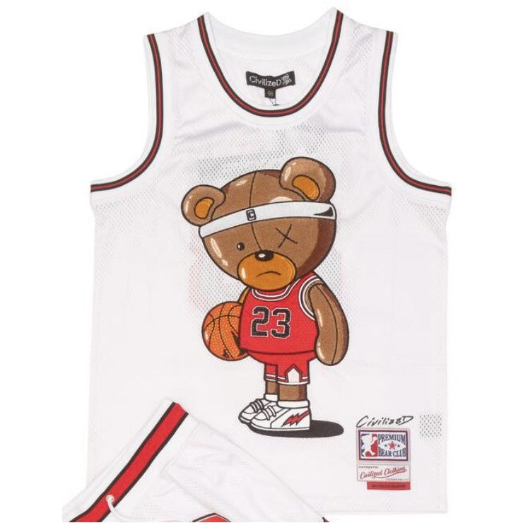 High-quality Civilized Air Bear White Jersey designed for comfort and style