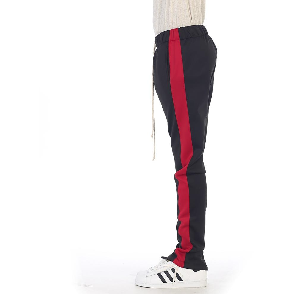 EPTM Black Track Pants w Red Stripe EP7712