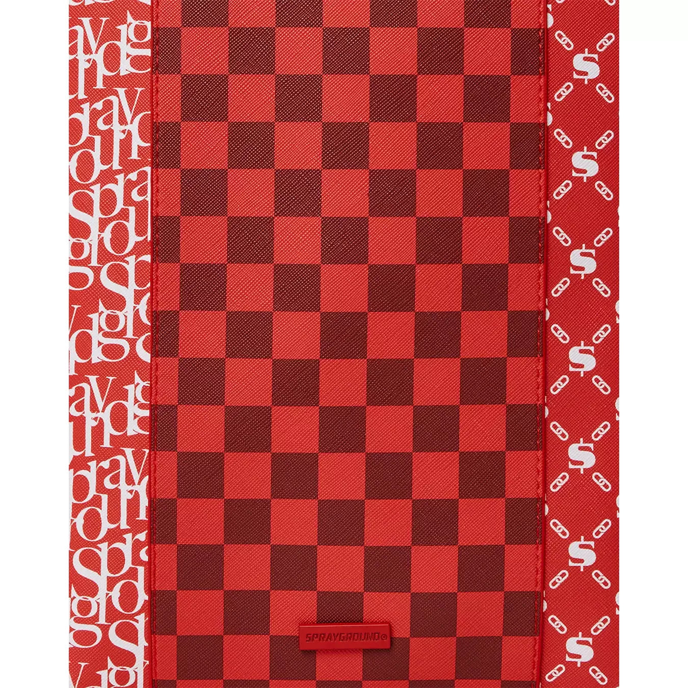 Red sneaker bag with padded straps and comfortable carrying options