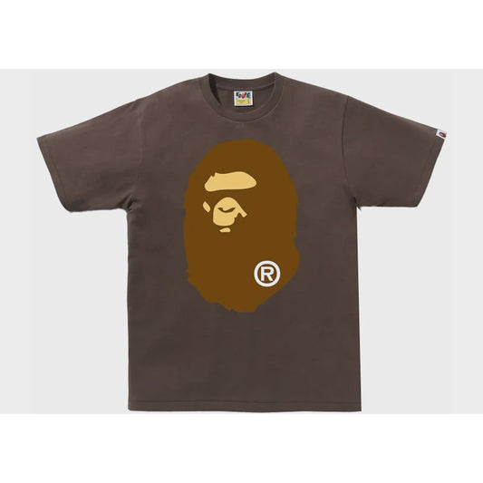 BAPE Big Ape Head Tee - Brown (FW23)