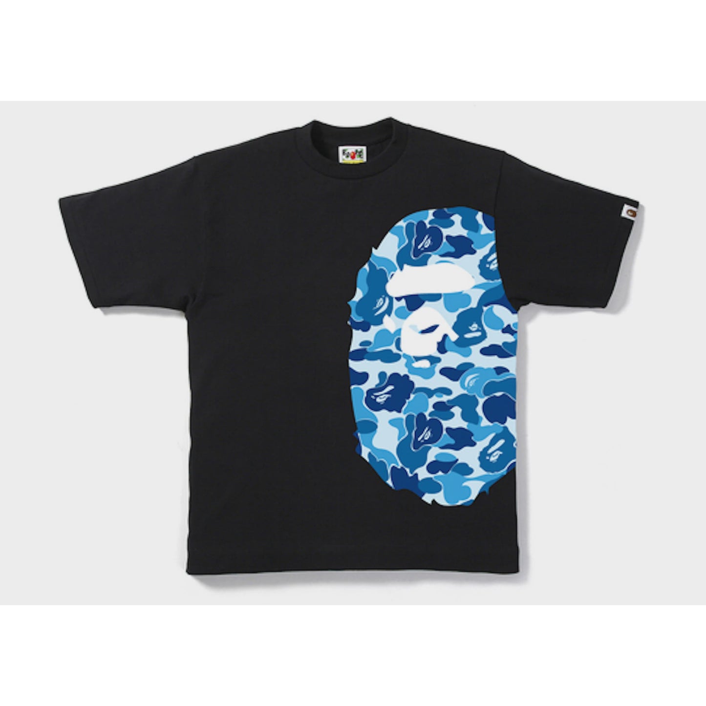 BAPE ABC Side Big Ape Head Tee - Black/Blue