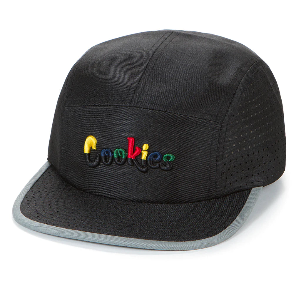 Black Cookies Catamaran Canvas 5 Panel Hat with stylish design