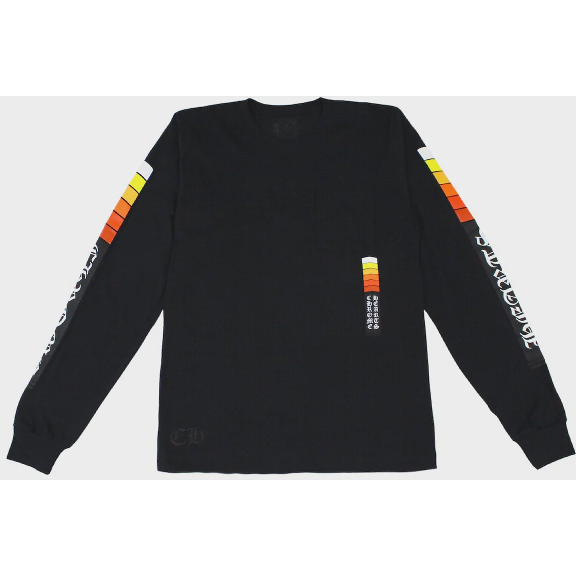 Black long-sleeve Chrome Hearts Boost t-shirt with signature logo design