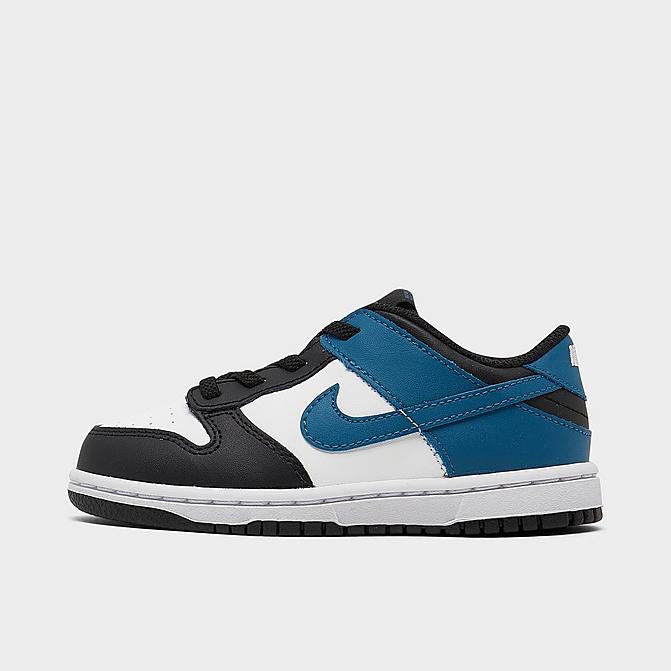 Nike Dunk Low - Industrial Blue (TD) (DH9761-104) children's athletic shoes in stylish blue and white colorway