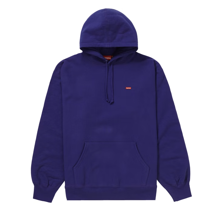Supreme Small Box Hooded Sweatshirt (FW21) - Dark Royal, a stylish and comfortable hoodie in a deep royal blue color