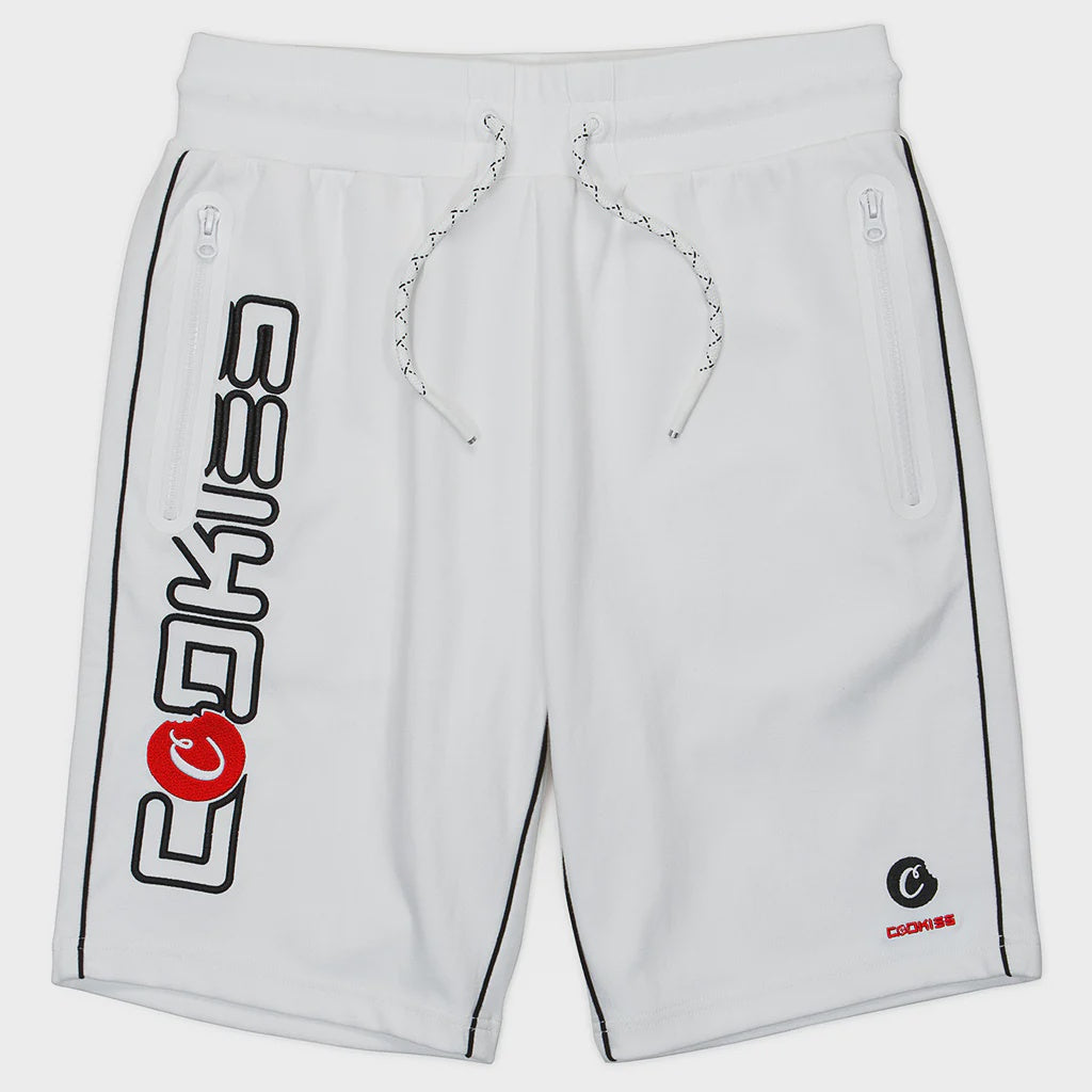 Stylish and comfortable Cookies Formula White Knit Shorts for women's fashion