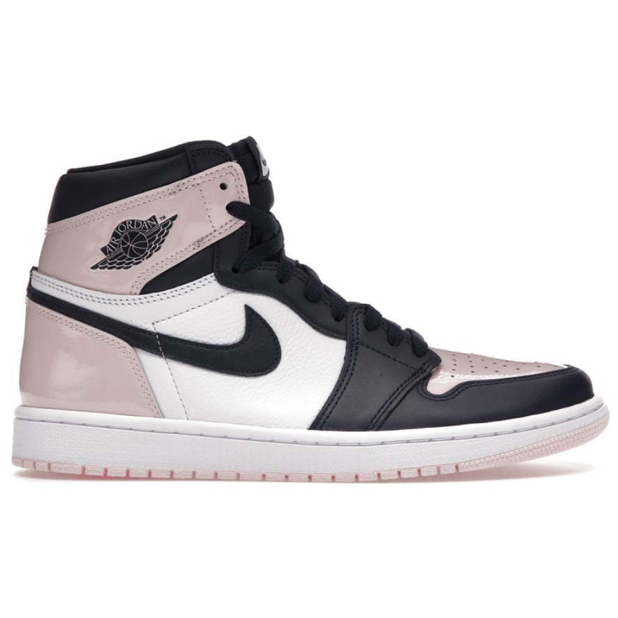 Close-up of the Jordan 1 Retro High OG Atmosphere (W) women's sneaker in a stylish and trendy colorway, perfect for everyday wear