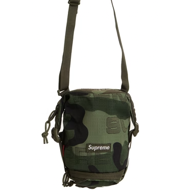 Supreme Neck Pouch from Fall/Winter 2021 collection in Woodland Camo pattern