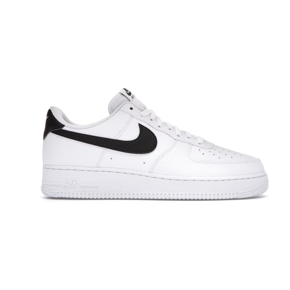 Nike Air Force 1 Low 07 White Black Leather Fresh Society