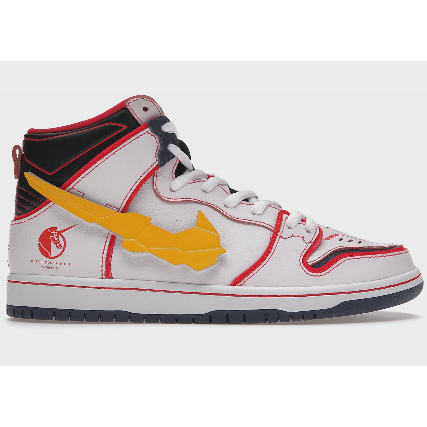 Nike Dunk SB High - RX-0 Unicorn Gundam (DH7717-100) sneaker in white and multi-color design with Gundam-inspired details
