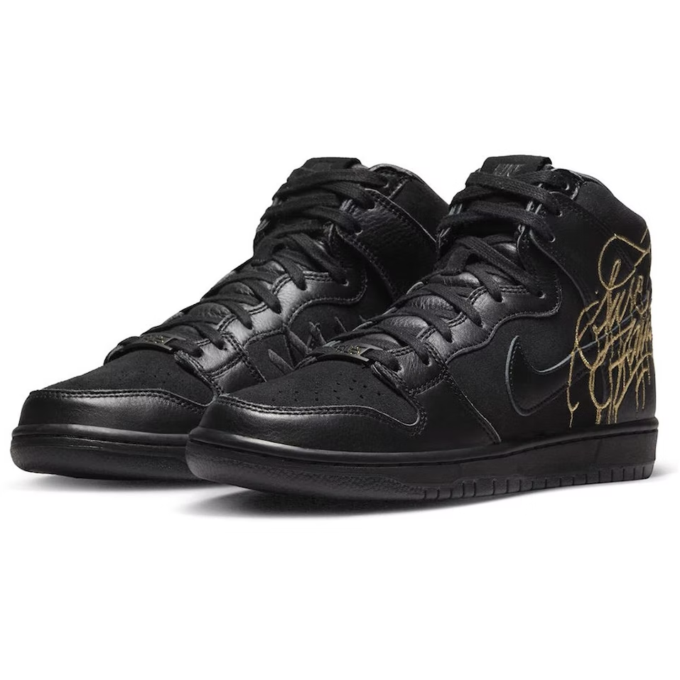 Nike SB Dunk High - FAUST Black Gold