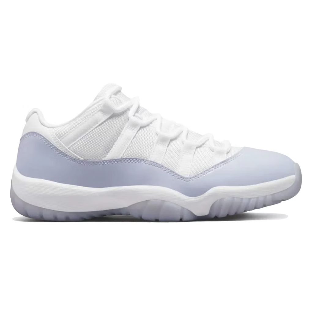 Stylish and trendy Jordan 11 Retro Low -Pure Violet (W) women's sneakers for fashion-forward individuals looking for a pop of color in their footwear