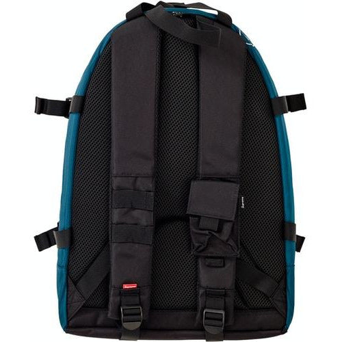 Stylish and durable Supreme backpack in dark teal color