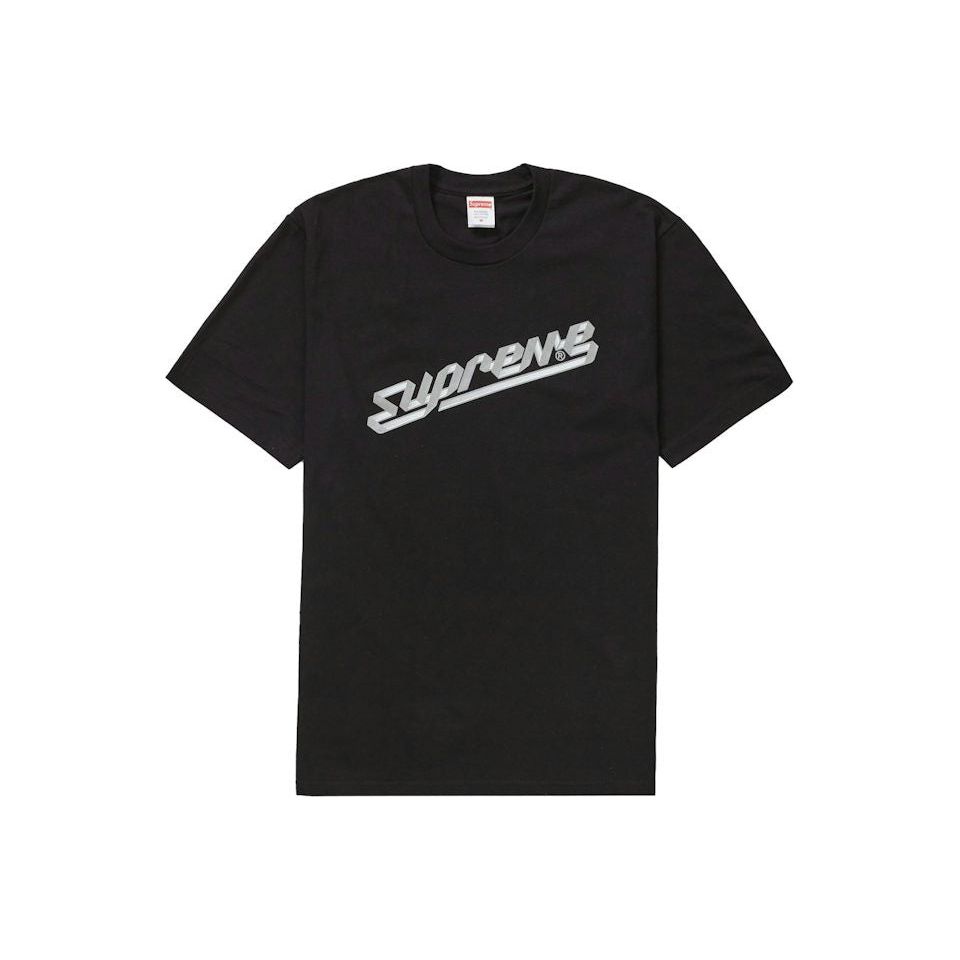 Supreme Banner Tee - Black (FW23) – Fresh Society