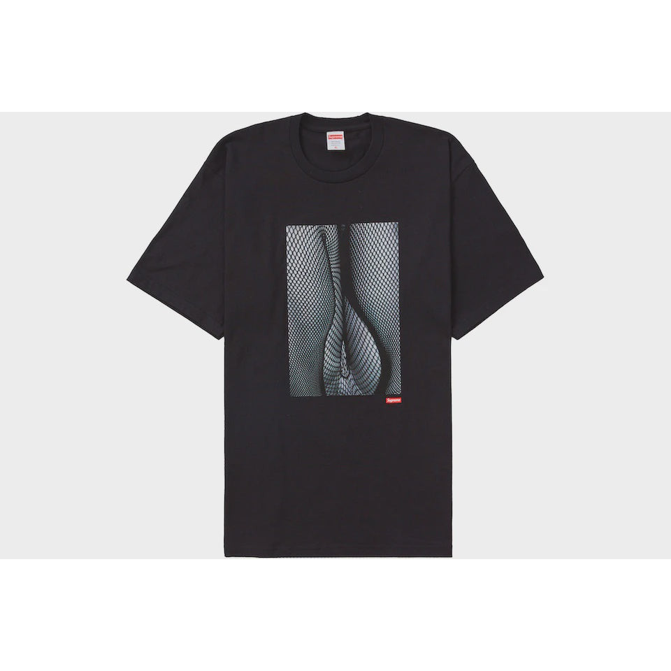 Black Supreme Daidō Moriyama tights tee with intricate graphic design