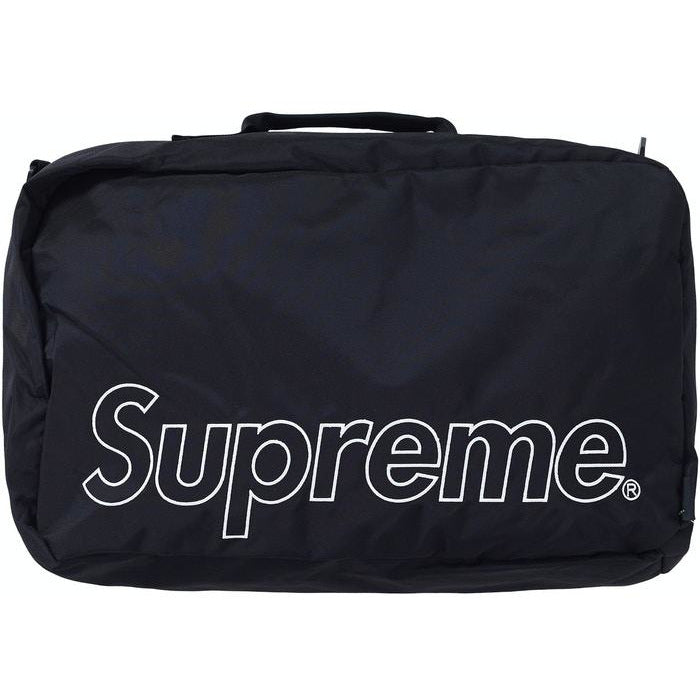 High-quality Supreme FW19 Black Duffel Bag made of durable material