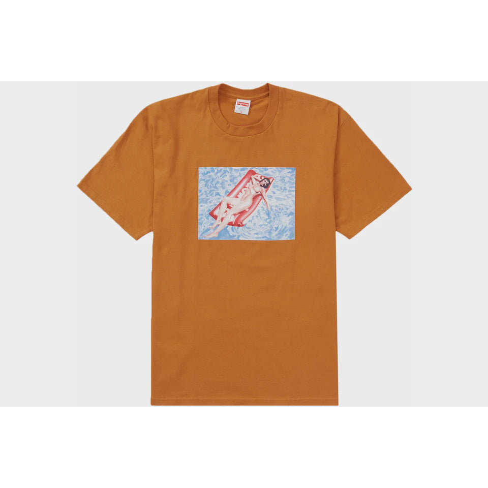 Supreme Float Tee in Burnt Orange, a comfortable and stylish t-shirt for everyday wear