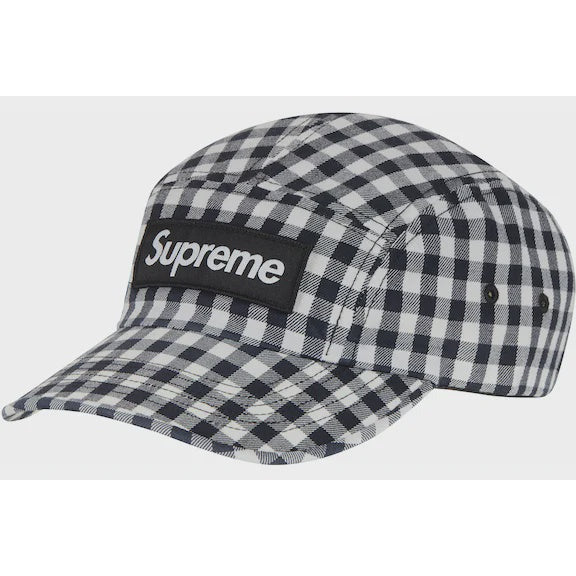 Supreme Gingham Camp Cap - Black (SS23) – Fresh Society