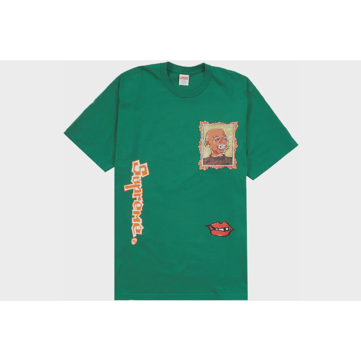 Supreme Gonz Portrait Tee in Light Pine color, featuring Gonz graphic