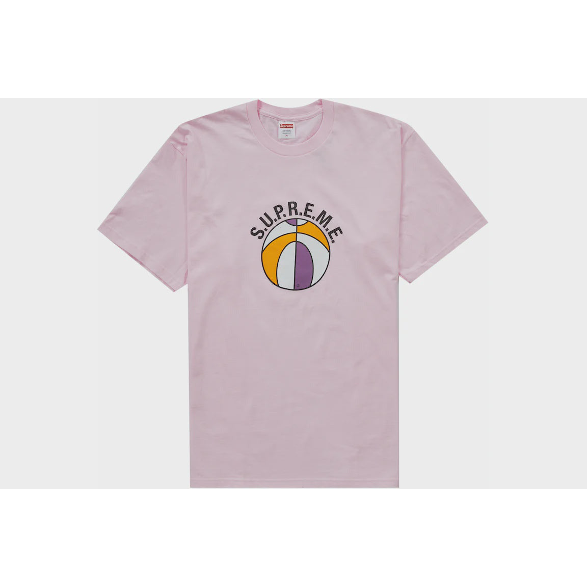 Supreme League Tee in Light Pink, a stylish and comfortable clothing option for SS23