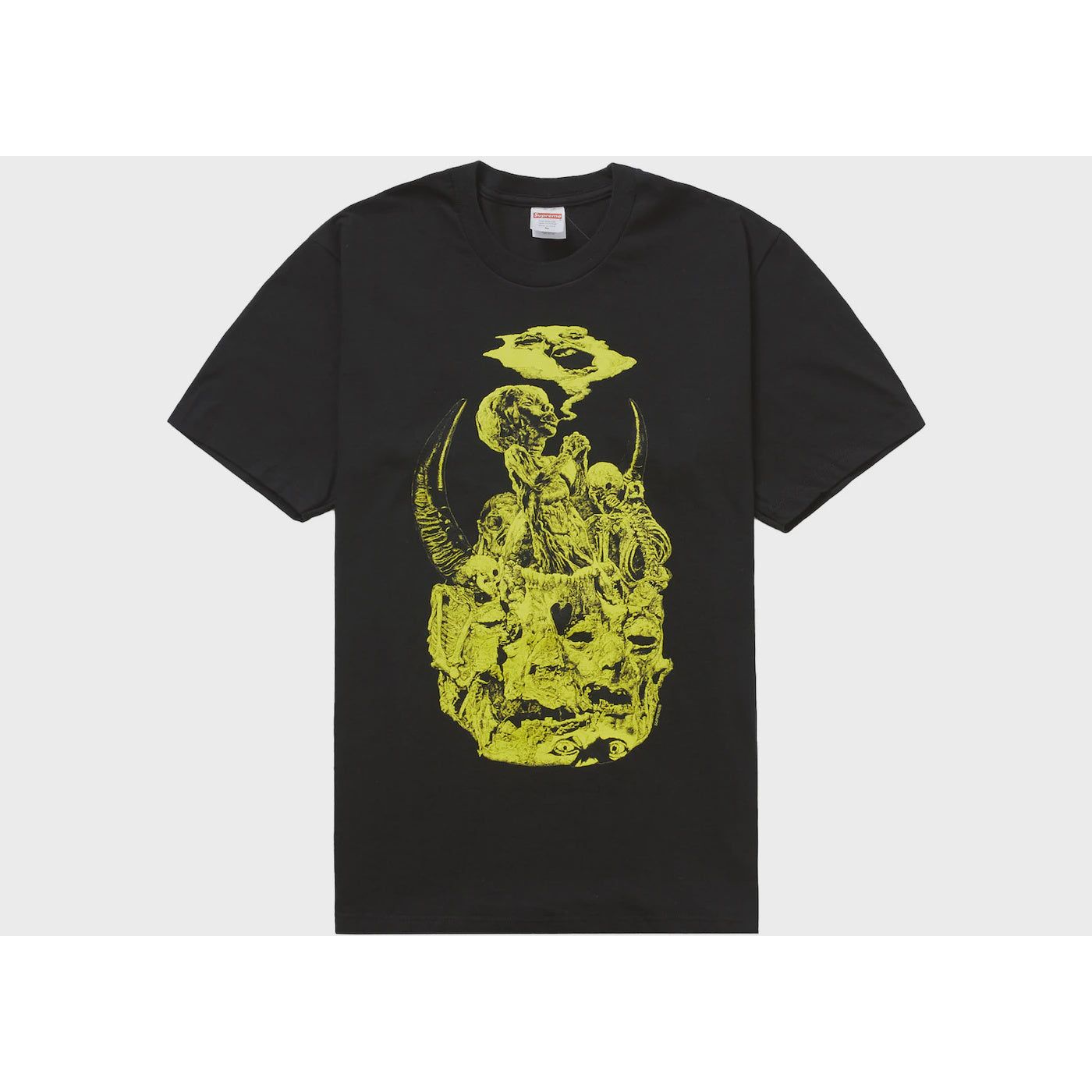 Black Supreme Mutants Tee from the FW23 collection, featuring unique graphic design
