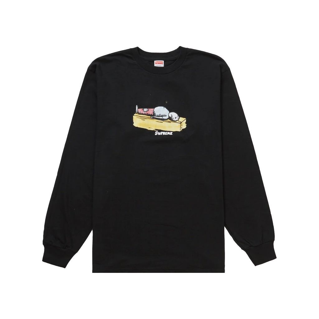 Supreme Neil Blender Arrow Long Sleeve Tee in Black from Fall/Winter 2023 collection