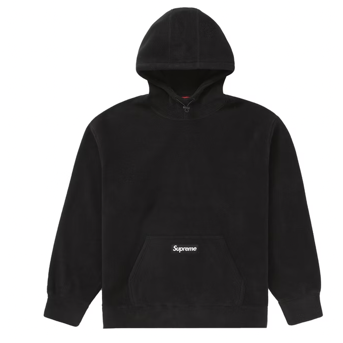 Supreme Polartec Hooded Sweatshirt from FW21 collection in black color